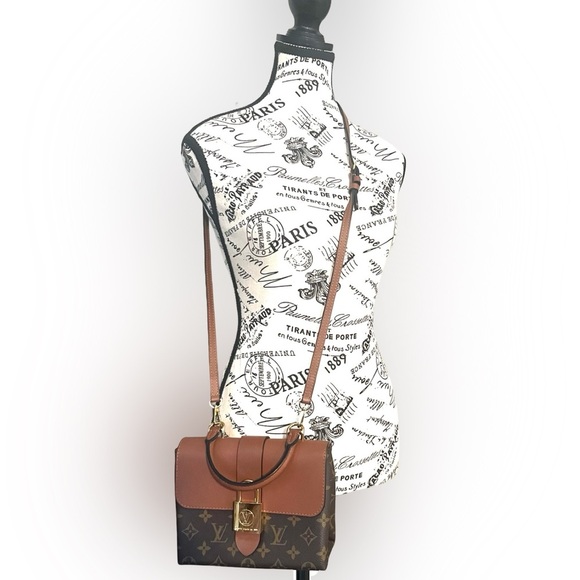 SOLD! GORGEOUS! Louis Vuitton Locky BB Two-Way Crossbody Handbag - Caramel - Picture 16 of 16